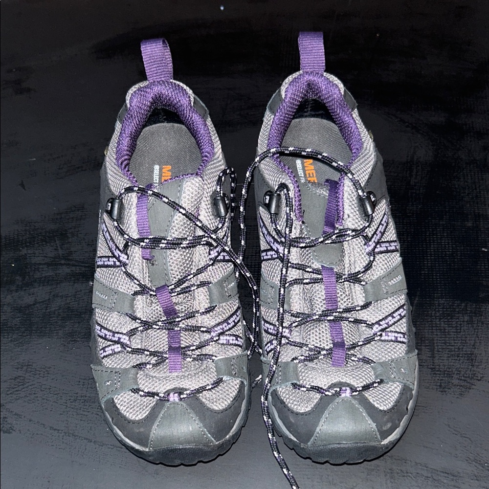 Merrell Outdoor Sneakers in Gray and Purple NWOT